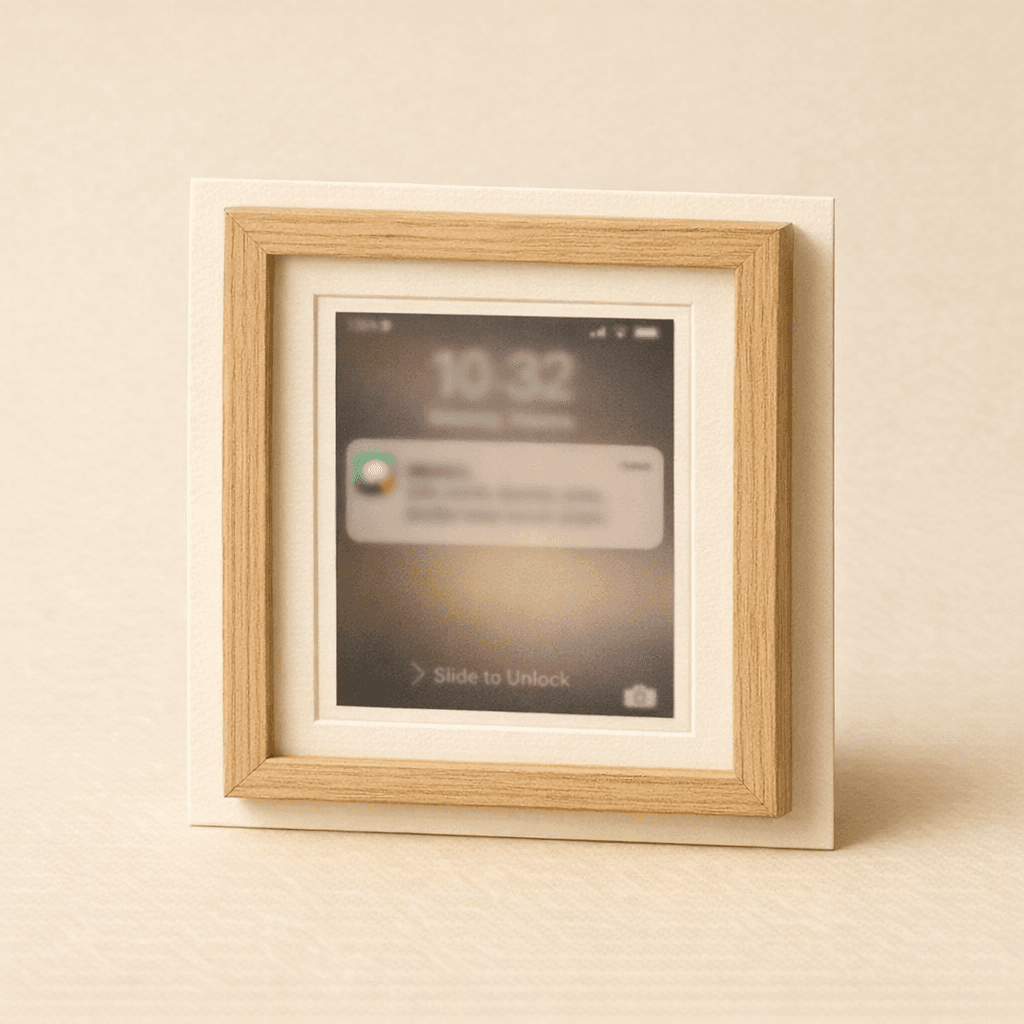 Screenshot of the Notification That Reminded You