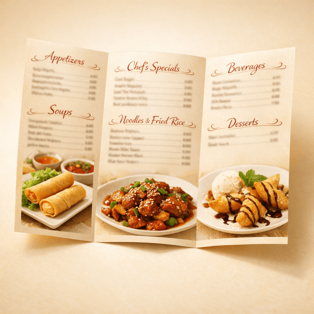Take-Out Menu