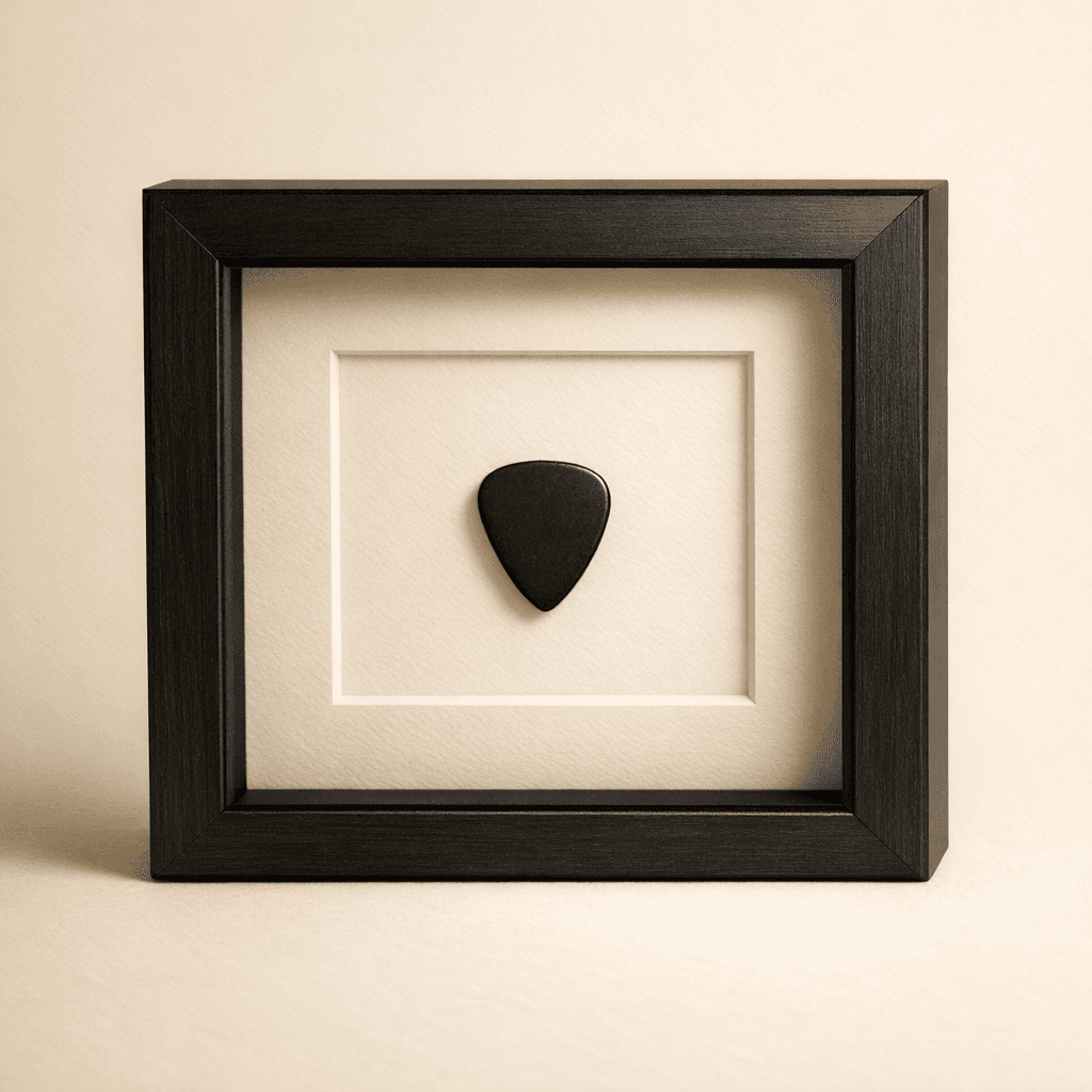 Guitar Pick Retirement Shadowbox