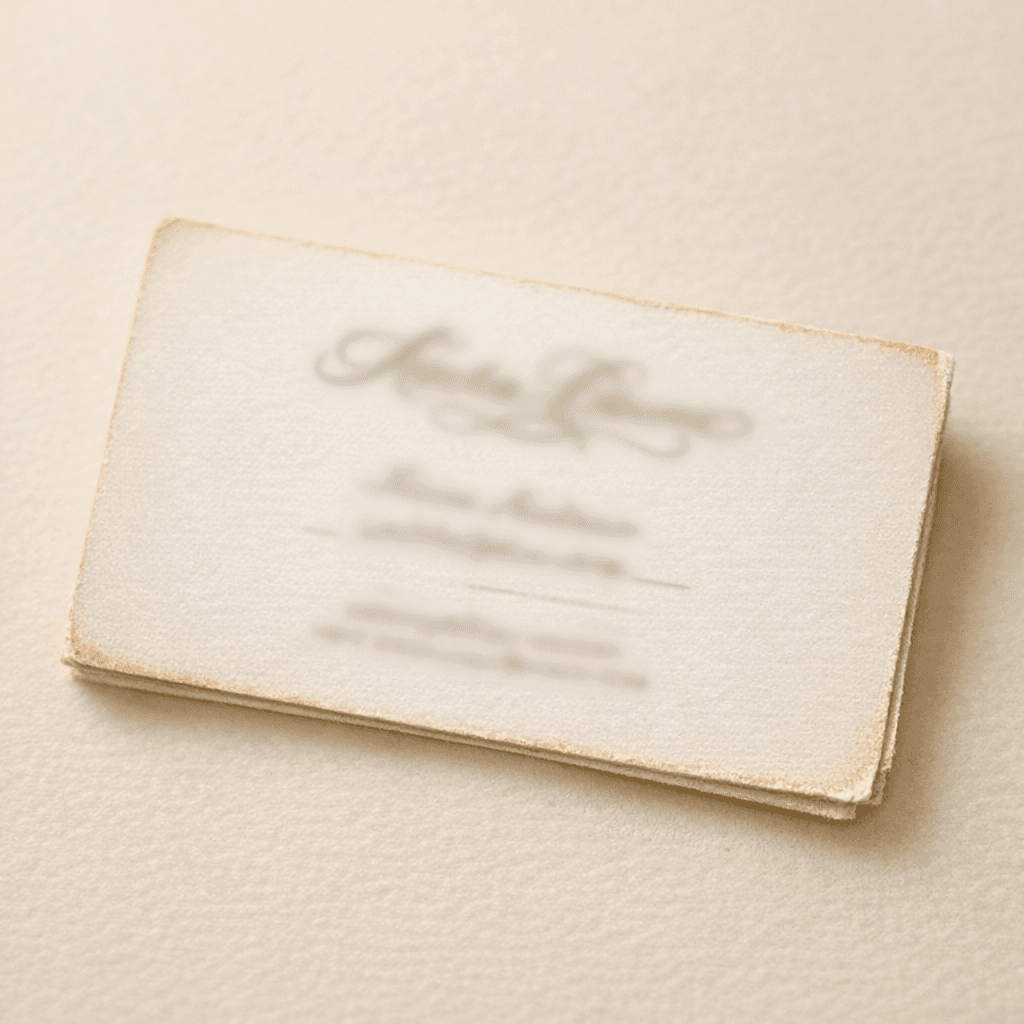 Business Card from a Job You've Since Left