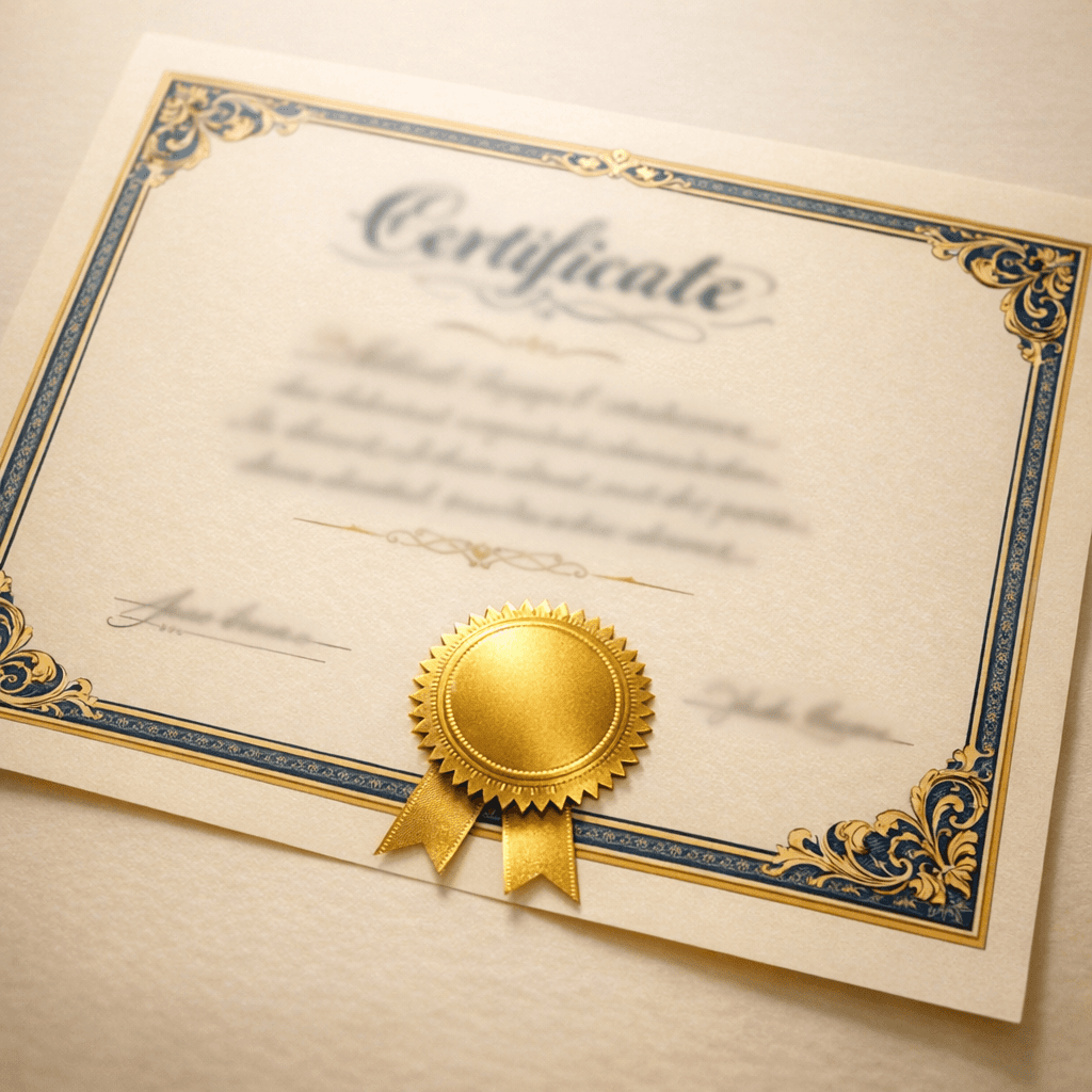 Parking Karma Restoration Certificate