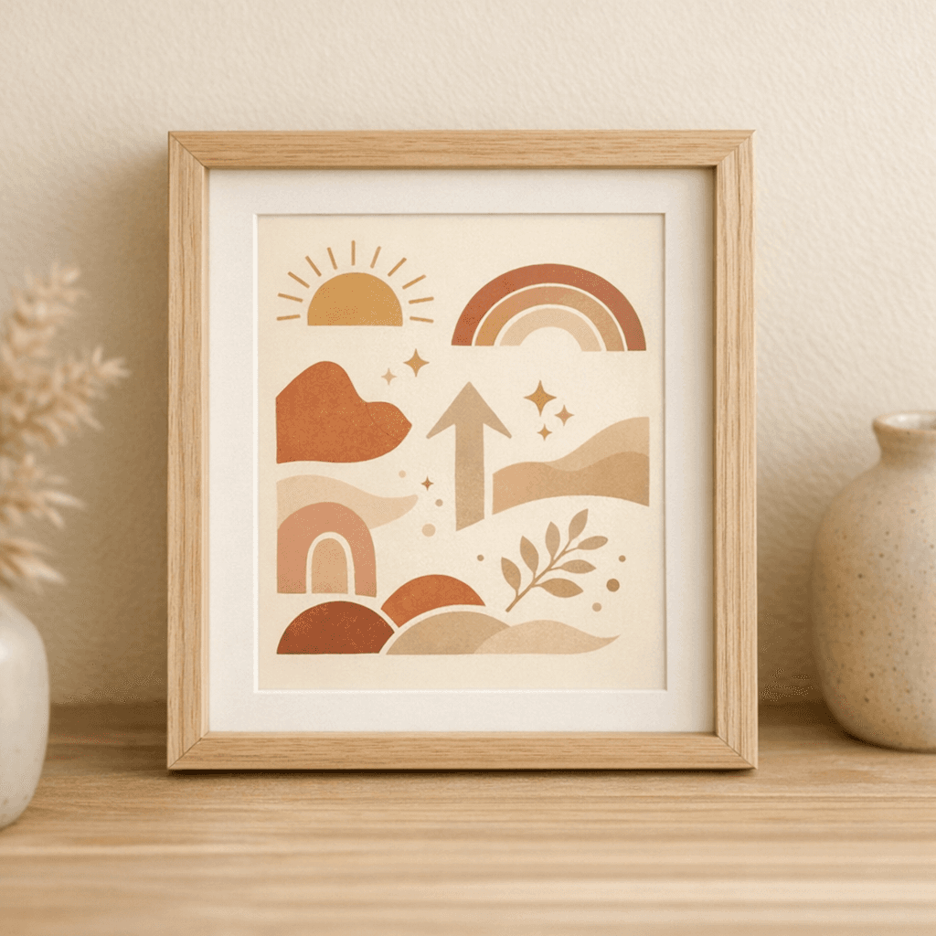 Reassuring but Vague Leadership Quote Print