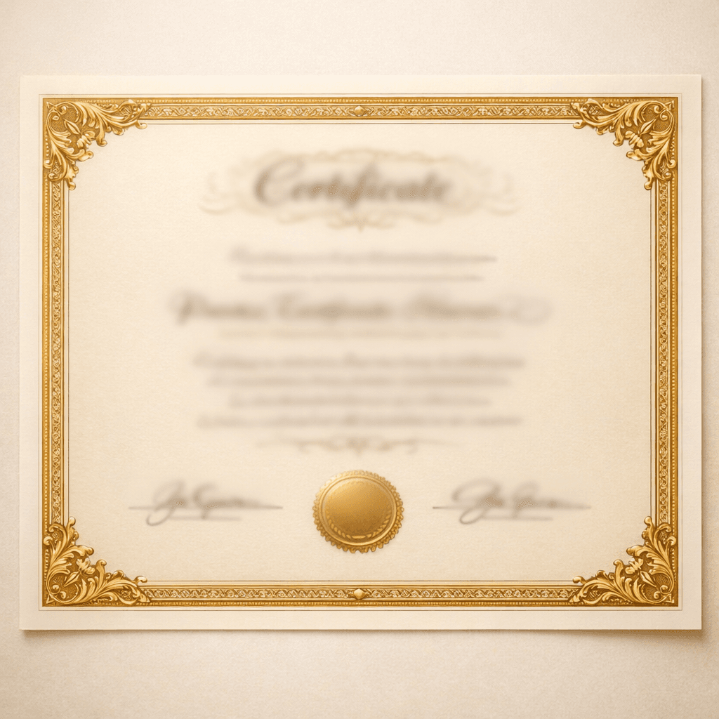 "No Judgment" Certificate