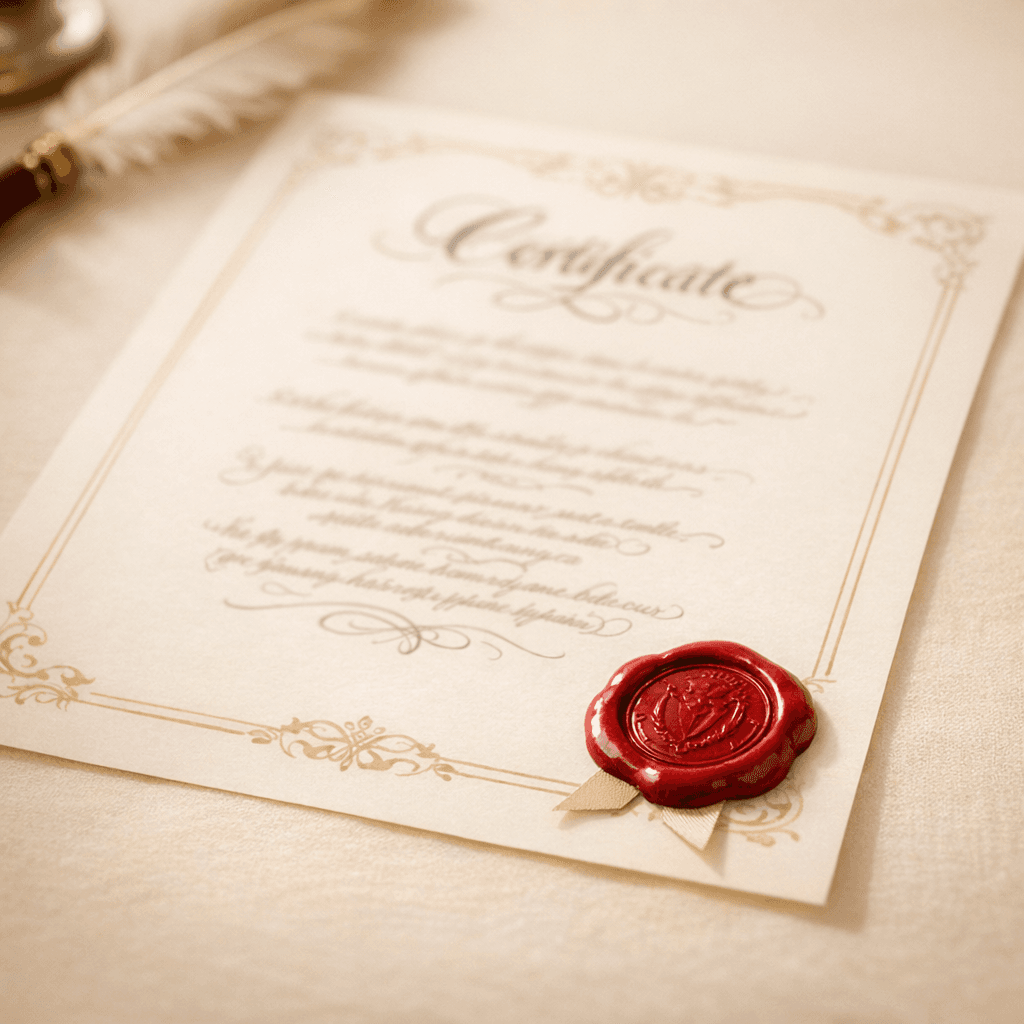 Expired Statute of Limitations Certificate