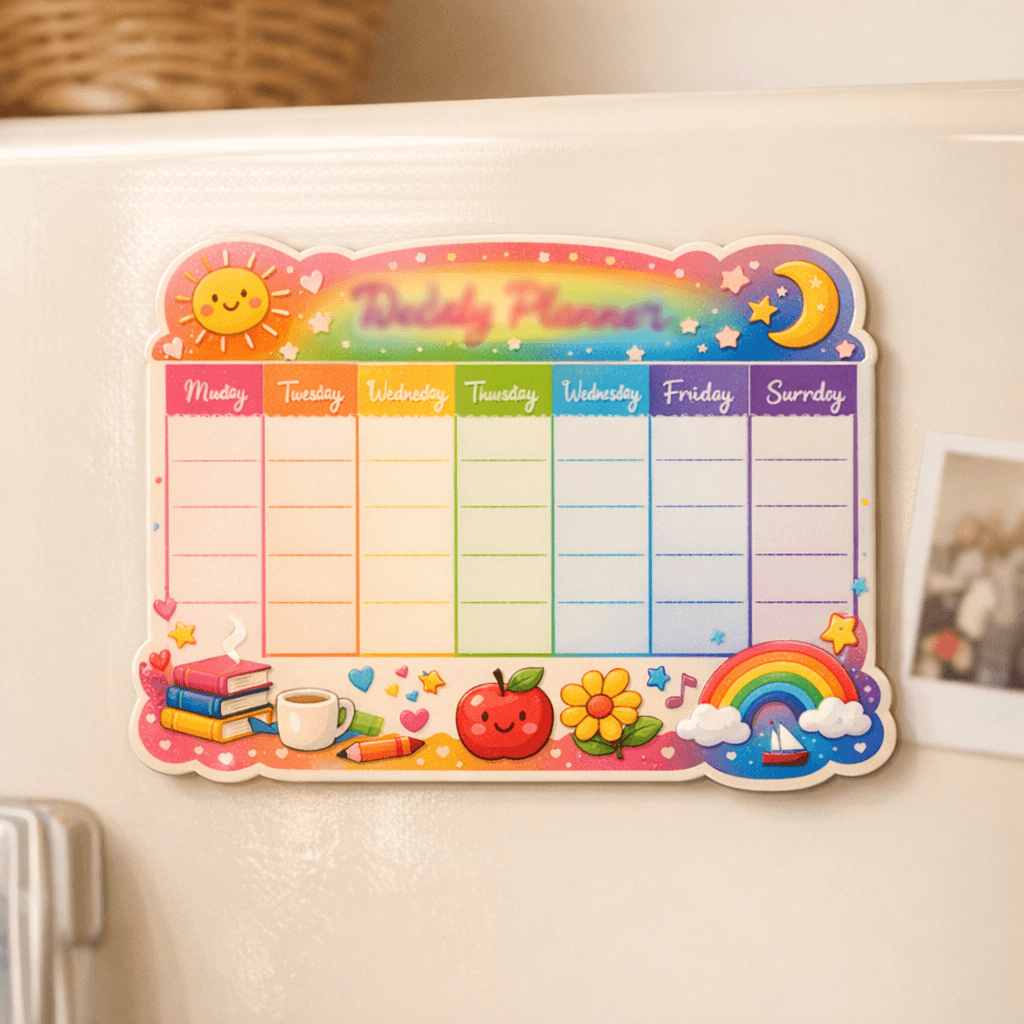 Feeding Schedule Fridge Magnet