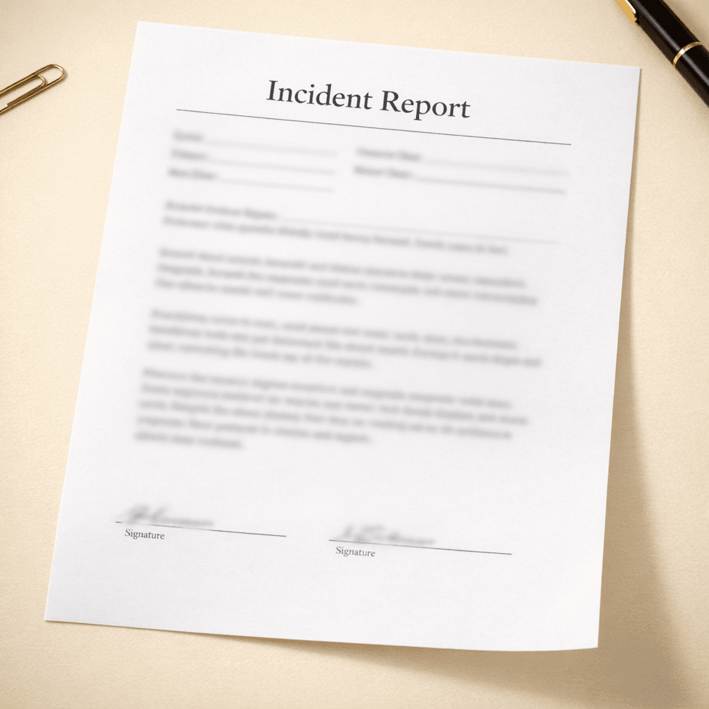Formal Incident Report
